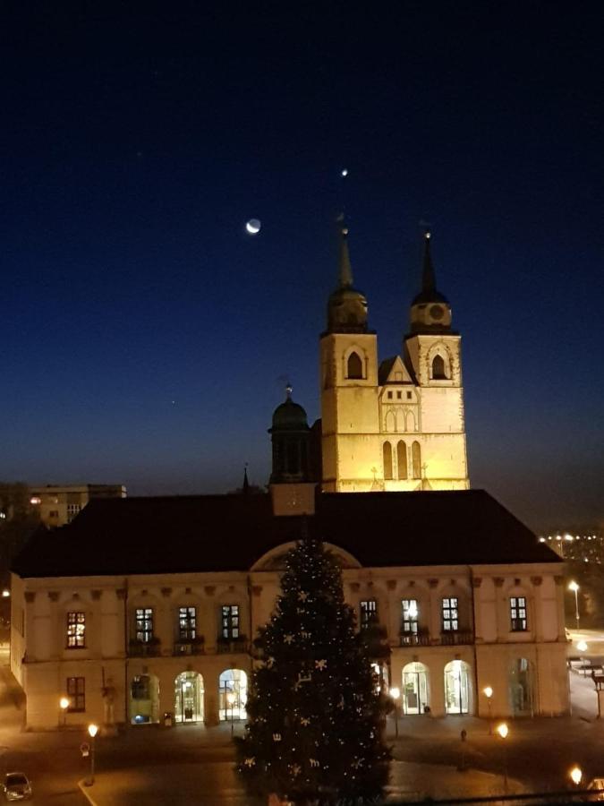Kleines Zuhause Leilighet Magdeburg Eksteriør bilde